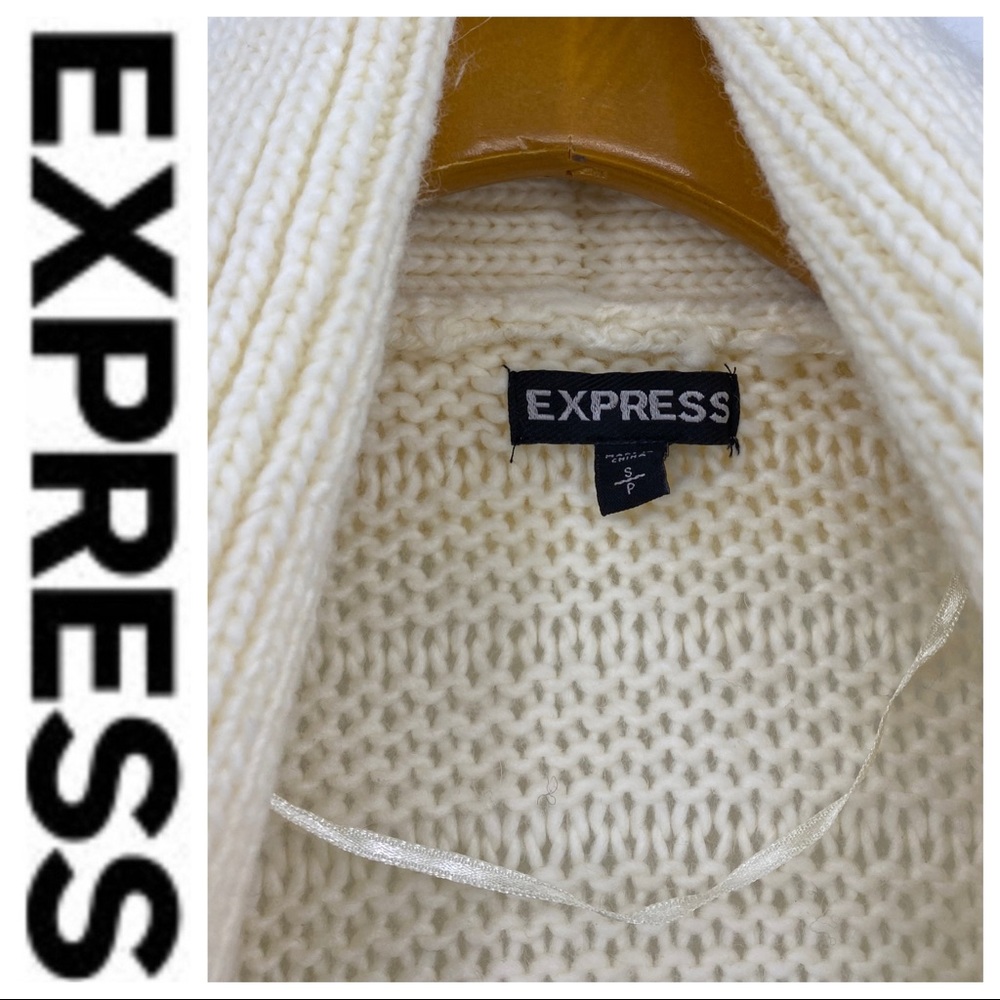 💕SALE💕 Express Cream Wool Blend Sweater - Picture 4 of 8